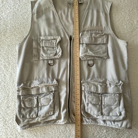 Bugle Boy Originals Utility Vest | Large | Sand Beige (90s) - Picture 3 of 9